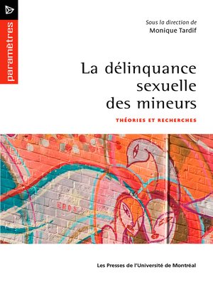 cover image of La délinquance sexuelle des mineurs Tome 2